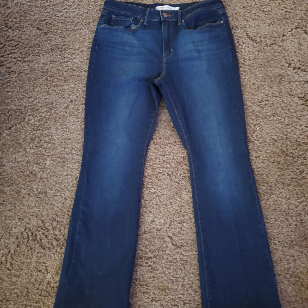 Levi's Women's Boot Cut Jeans in Deep Blue